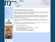 Tablet Screenshot of michaelsdrapery.com